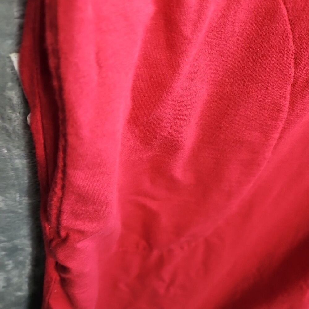 J. Jill Red Polo Shirt Dress w/ Pockets Pima Cotton Size MP (Medium Petite) - Picture 7 of 12